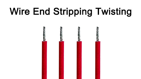 Wire End Stripping Twisting